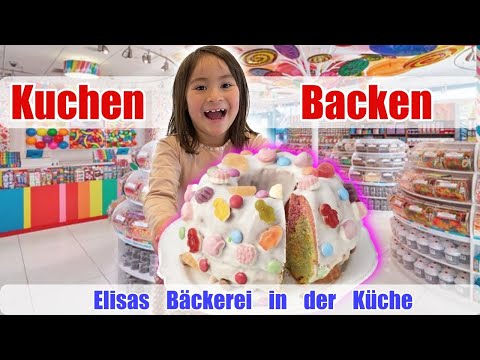 Kinder Backen | Meine eigene BÄCKEREI in der Küche | Elisa und Clarielle