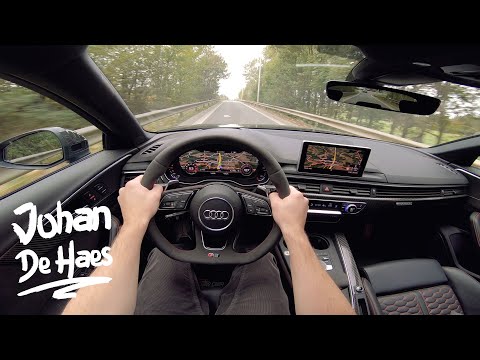 Audi RS4 Avant 450 hp POV test drive