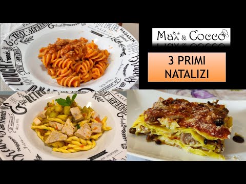 3 Ricette di PRIMI PIATTI  - Lasagna - Pasta fresca - Sfiziosi per la domenica #2