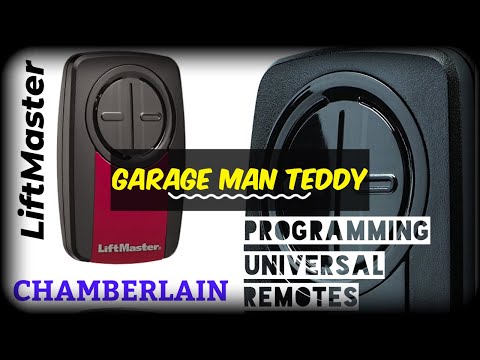 How to program a LiftMaster / Chamberlain Universal Garage Remote