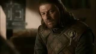 King Robert Baratheon reveals to Ned Stark his final wishes
