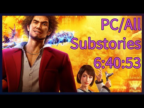 (WR) 6:40:53 Yakuza: Like a Dragon, All Substories/PC Speedrun