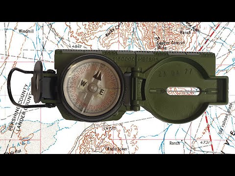 Cammenga compass - how to set magnetic declination