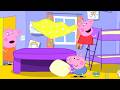 Peppa Pig Makes A SECRET Hideout Peppa George Cushion Den Tales Full Episodes 18 Mins