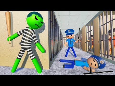 Stickman Incredible Monster : Hero Prison Escape Android  Gameplay.