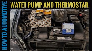 How to Replace the Water Pump and Thermostat on a 2006-2013 BMW X5 E70 with 4.8L Engine