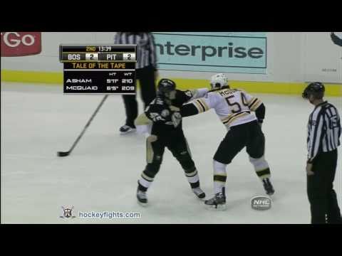 Adam McQuaid vs Arron Asham Nov 10, 2010