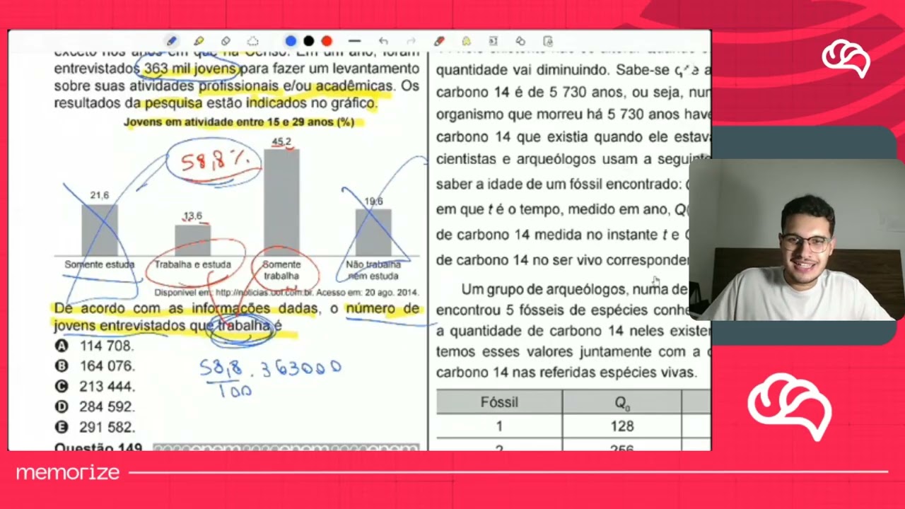 Resolução em Vídeo — Questão 148 ENEM 2020