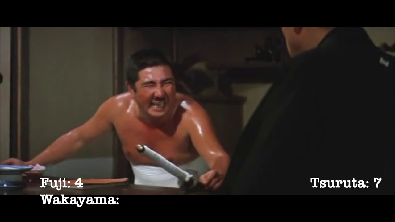 Red Peony Gambler 6: The Notorious Gambler (1970) Killcount