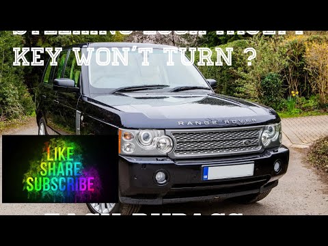 Key won\u2019t turn in ignition? Rangerover vogue L322 not Land Rover \ud83e\udd26\u200d\u2642\ufe0fEasy bypass here