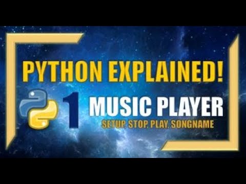 Make Your Own Python Music Player Using Python