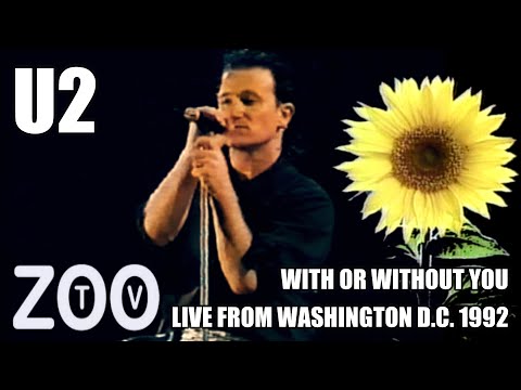 U2 WITH OR WITHOUT YOU live from the ZOO TV Tour Washington DC pro shot new enhanced video & audio
