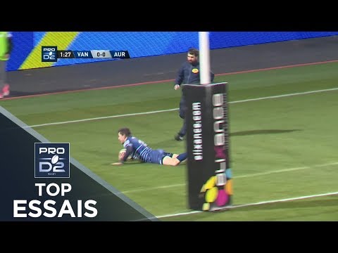 TOP Essais de la J15 – PRO D2 – Saison 2017-2018