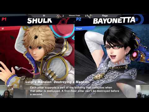 [USK2] Winners Finals - M (Shulk) vs Rage (Bayonetta) - SSBU Singles