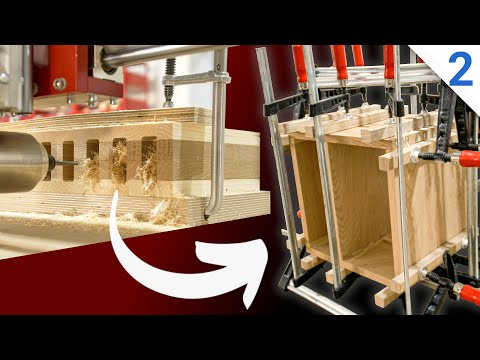 Finger joints with CNC Router (Episode #2) Bedside cabinet with drawer