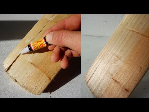 Fix Cricket Bat Cracks With Super Glue