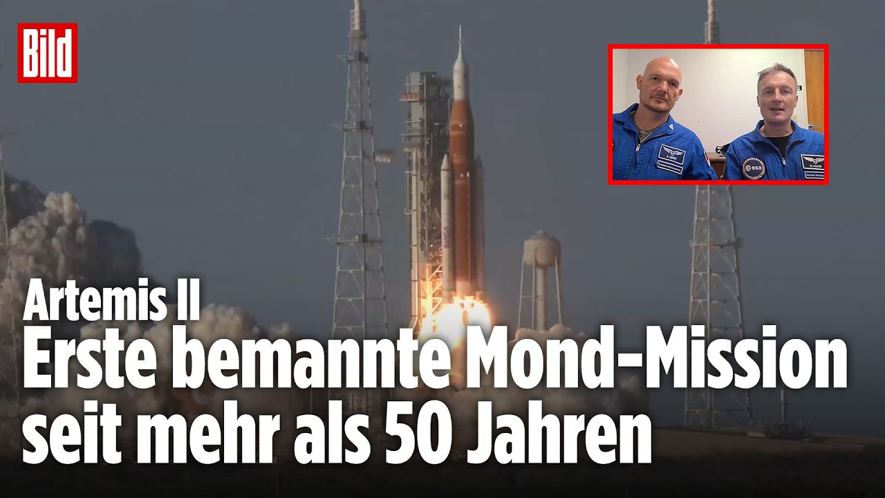 MOND-MISSION ARTEMIS II: Vier Astronauten fliegen weiter als je zuvor