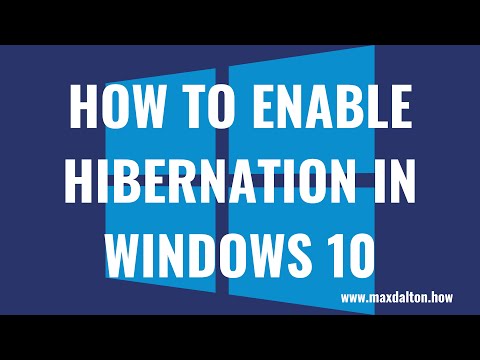 How to Enable Hibernation on Windows 10