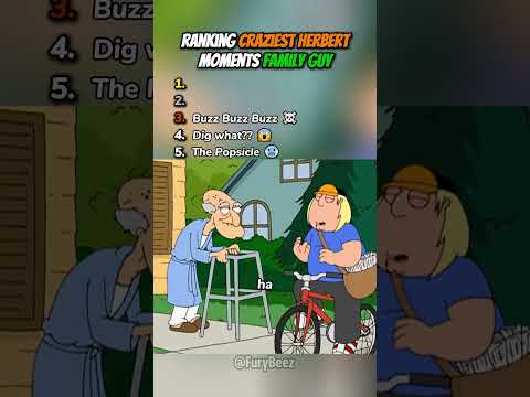 Ranking Craziest Herbert Moments in Family Guy 🤣