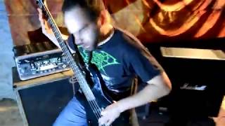 CUTTERRED FLESH - Sandy goes hardcore - bass playthrough - no vo