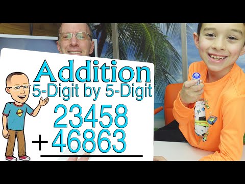 5 Digit Addition with Regrouping Practice