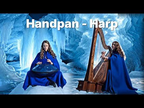 🧊 Mystical Ice Cave Meditation: Handpan & Harp Echoes (1-Hour)