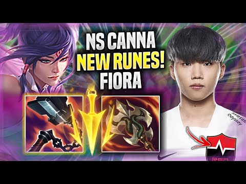 CANNA PICKS FIORA WITH NEW RUNES! - NS Canna Plays Fiora TOP vs Irelia!