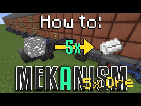 How to: Mekanism | 5x YOUR ORES (Minecraft 1.16.5)
