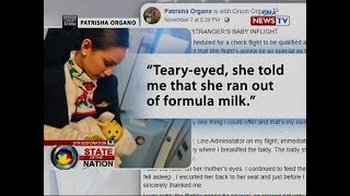 SONA: Flight attendant, to the rescue sa sanggol na naubusan ng gatas sa loob ng eroplano