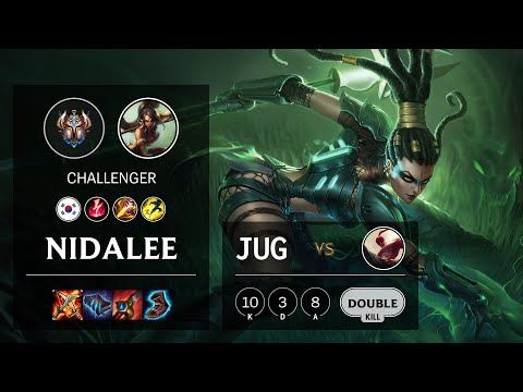 Nidalee Jungle vs Lee Sin - KR Challenger Patch 10.18