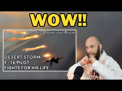South African Reacts to Desert Storm F-16 Pilot Fights for his Life