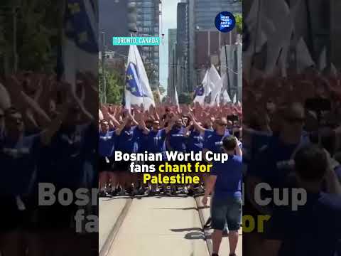 Bosnian World Cup chant for Palestine