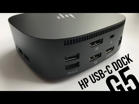 Šakotuvas Hewlett Packard (HP) HP USB-C G5 Essential Dock (EN) video