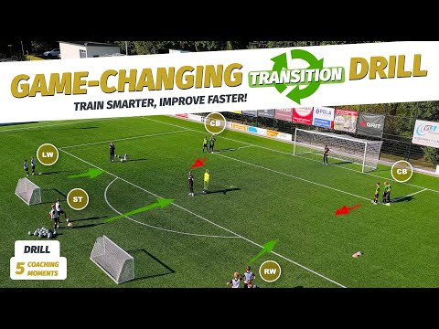 The Ultimate 3v2 Counter Attack Drill | From Finishing to Transition 🔄