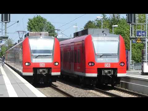Luther BR 185, 101, 425 und mehr Züge am Bahnhof Mainz Laubenheim