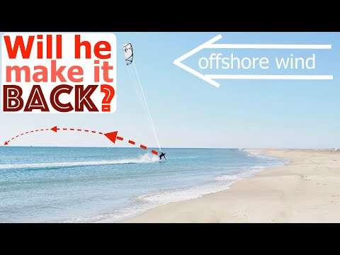 How dangerous is kitesurfing with offshore wind?
