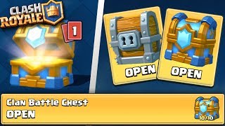 OPENING "10 OUT OF 10" CLAN CHEST!! Clash Royale EPIC 2V2 BATTLES AND GIANT CHEST OPENING!