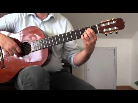 The Cider House Rules main theme on classical guitar