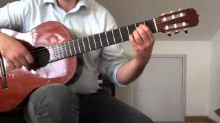 The Cider House Rules main theme on classical guitar