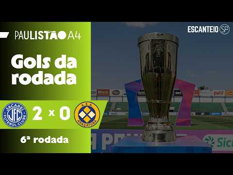 JACARÉ AFUNDA A AEA | Jacareí 2 x 0 Araçatuba | Gols do Paulistão Série A4 2026