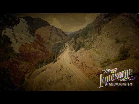 Drone shot from the Driftin' music video, looking down on the Million Dollar Highway winding through the San Juan Mountains.