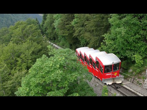 100-SSB Standseilbahn Schlattli - Stoos (CH)