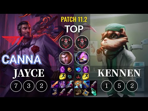 T1 Canna Jayce vs Kennen Top - KR Patch 11.2