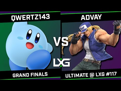 Smash Ultimate @ LXG 117 - GRAND FINALS - qwertz143 (Kirby) vs Advay (Terry/ROB)