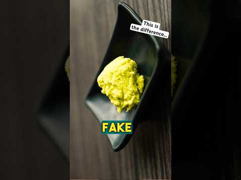 Wasabi Boosts Memory But There is So Much Fake Wasabi #shorts #wasabi #brain