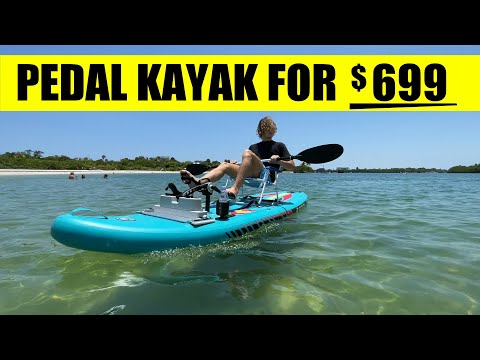 Assembly and Review of Inflatable Pedal Kayak PSUP325 from BoatsToGo.com | Affordable Pedal Kayak.