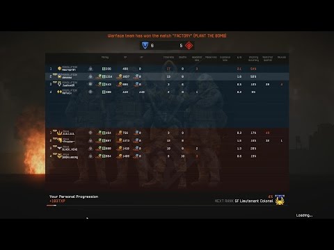 Warface EU Clan War R3VOLUTION vs .Nova FACTORY 16.9.2015