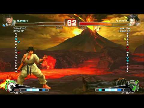 YoHa13HO [Dudley] vs mok11bk [Makoto] SSF4 Japanese Online Ranked Matches - TRUE-HD