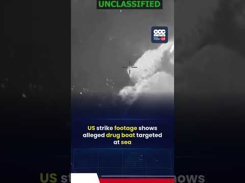 US Military Releases Video Of Strike On Alleged Drug Boat In Pacific Ocean
