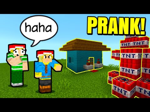 DEN VILDESTE PRANK PÅ MIKKEL! - Dansk Minecraft